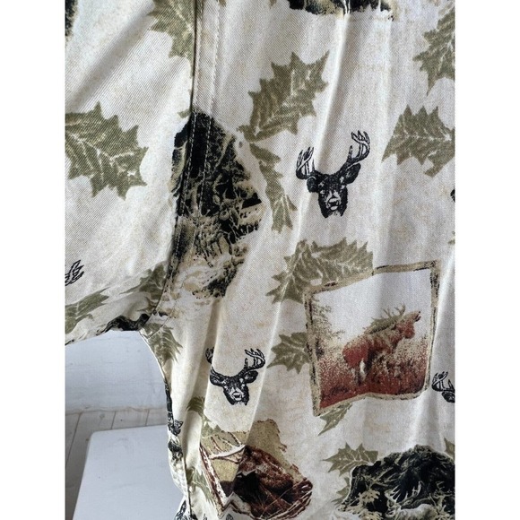 Mens Big and Tall North River Design by Nature Button Up Shirt Long Sleeve Sz 1X - Picture 3 of 5